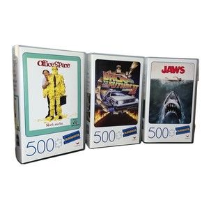 Cardinal Blockbuster Back to the Future Jaws Office Space 500 Piece Puzzle